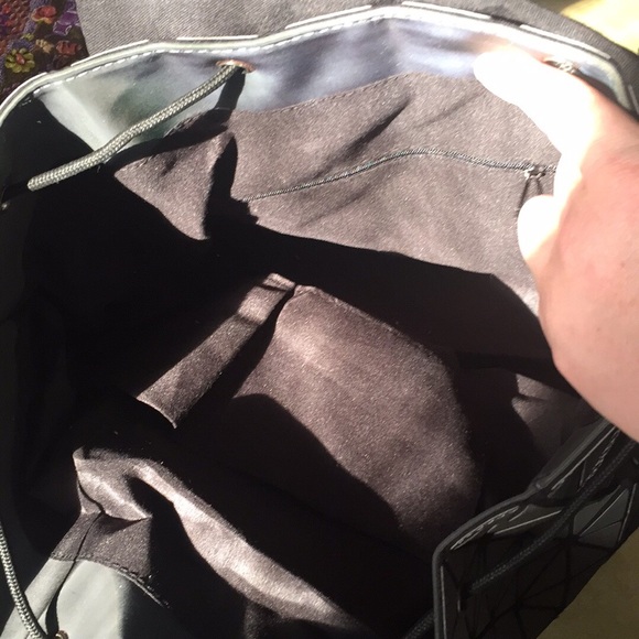Polygonal holographic festival backpack! - Picture 3 of 4